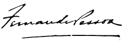 Fernando Pessoa signature